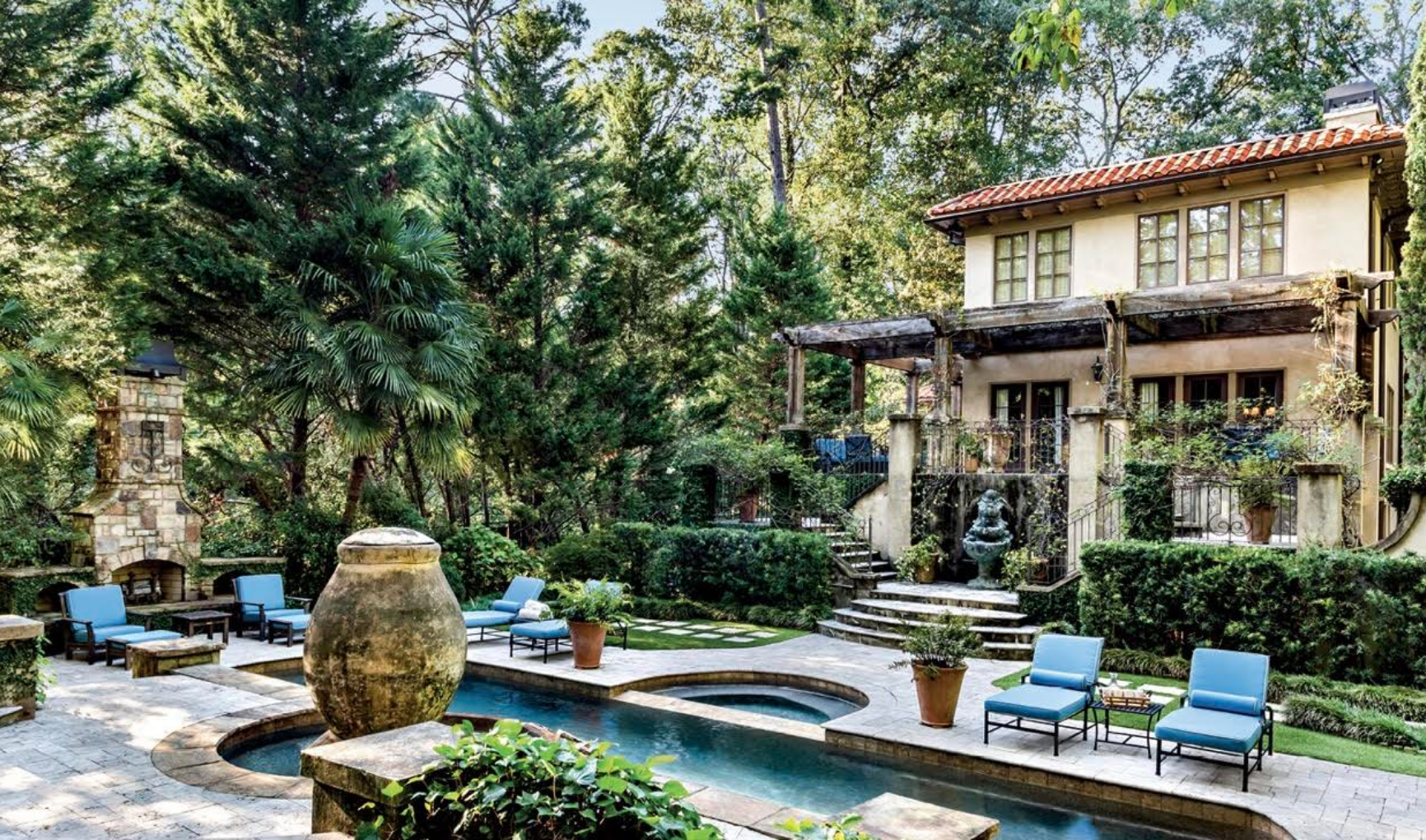 A Dreamy Buckhead Tuscan Villa