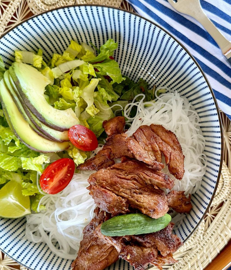 Vietnamese Noodle Salad With Griddled Pork