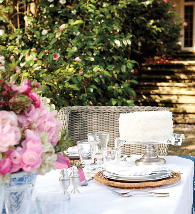 Danielle's Traditional Spring Time Coconut Cream 3 Layer Cake