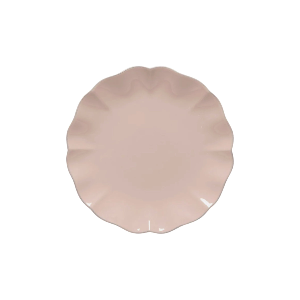 Rosa Dinner Plate, shown alone on a white background