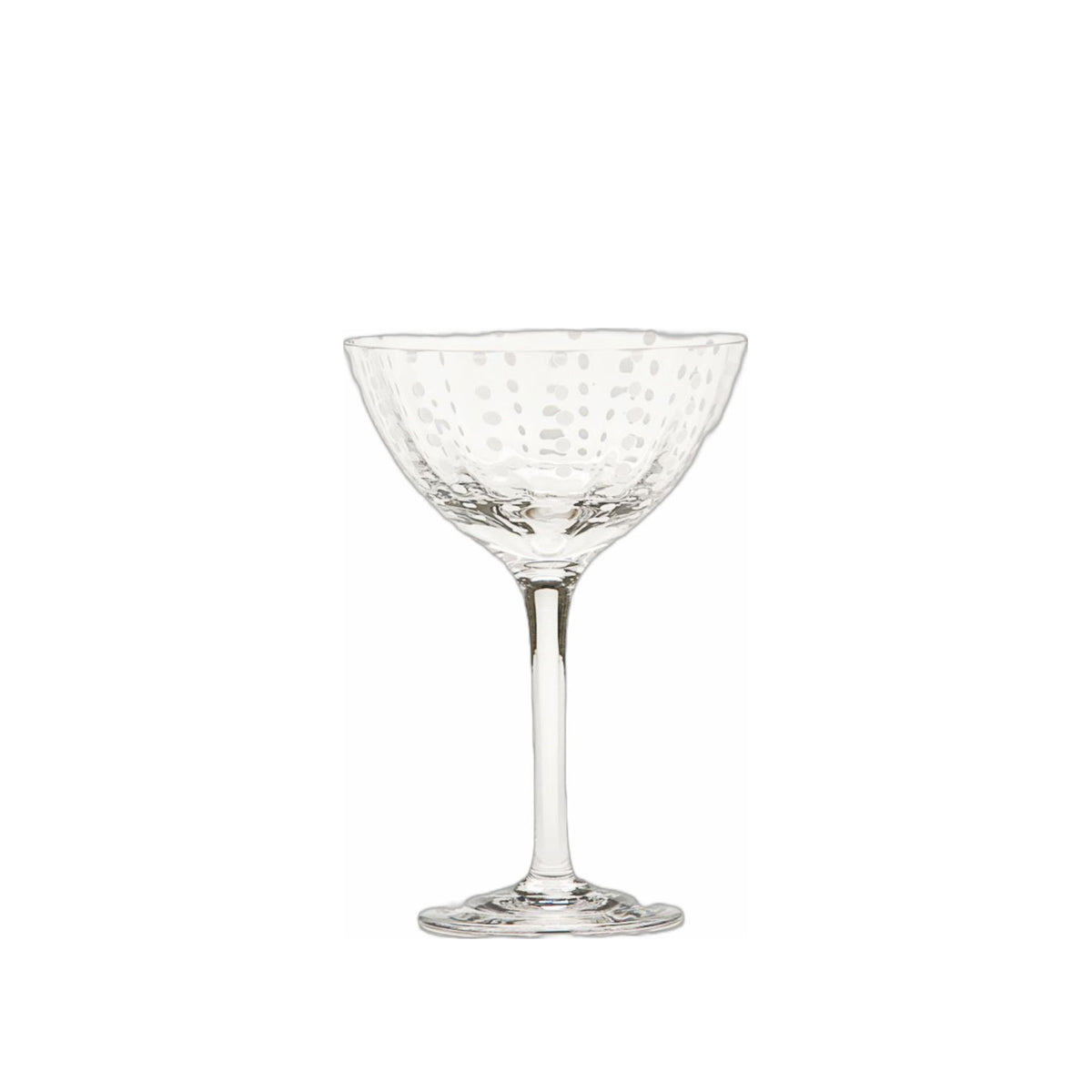 Single Perle Cocktail Goblet, shown alone on a white background