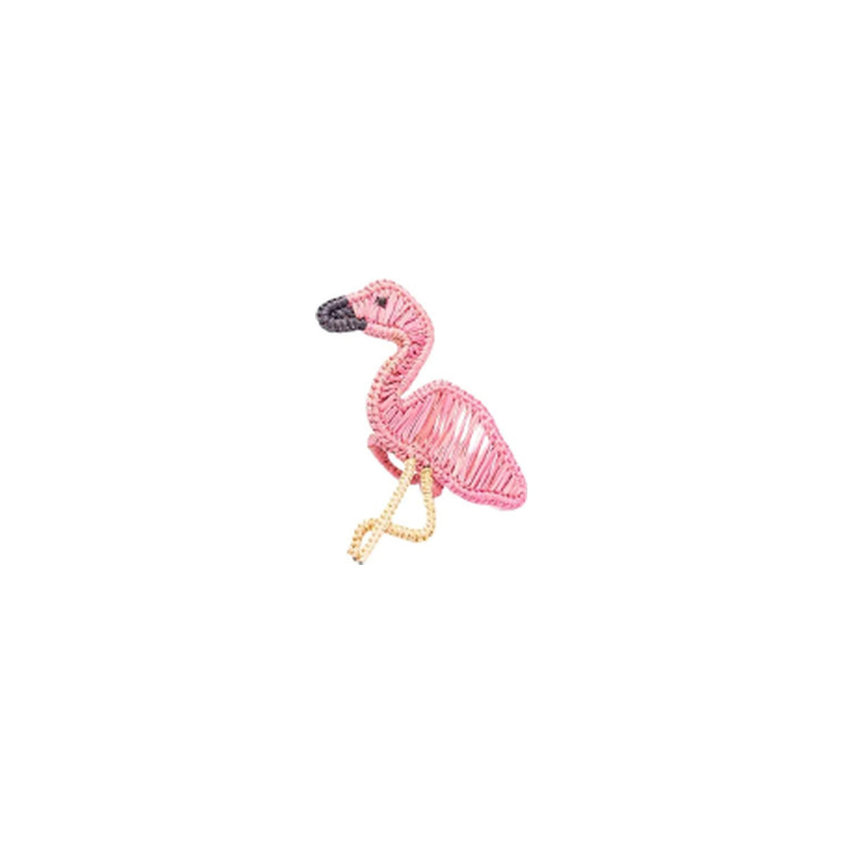 Flamingo Napkin Ring, Set of 4, shown on a white background