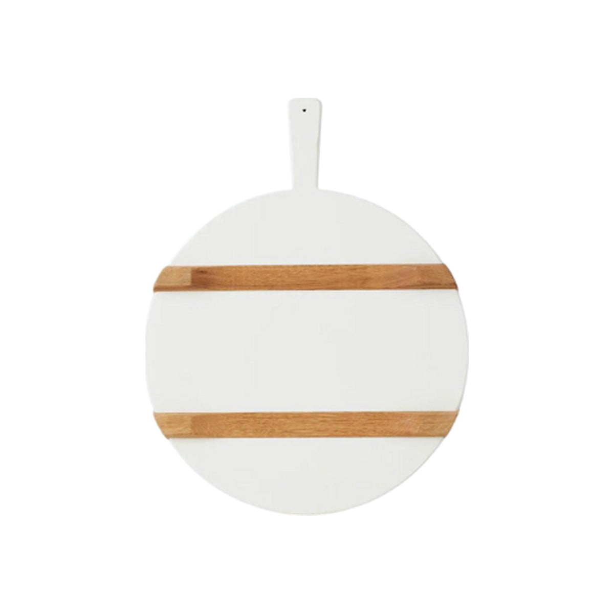 White Round Elevated Charcuterie Board, shown on a white background