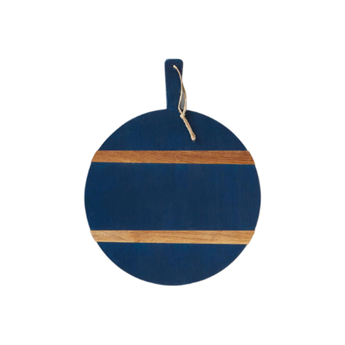 Navy Round Mod Charcuterie Board, shown alone on a white background