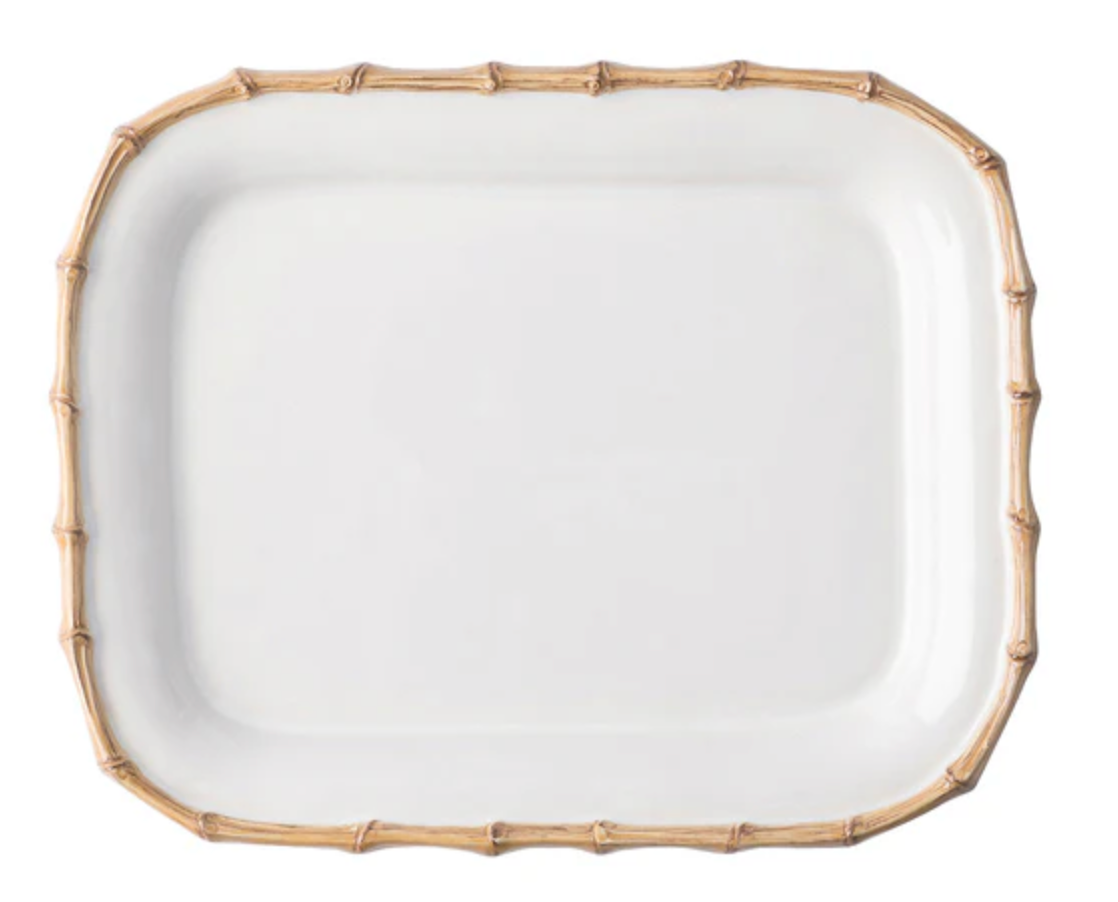 Bamboo 12" Rectangle Platter