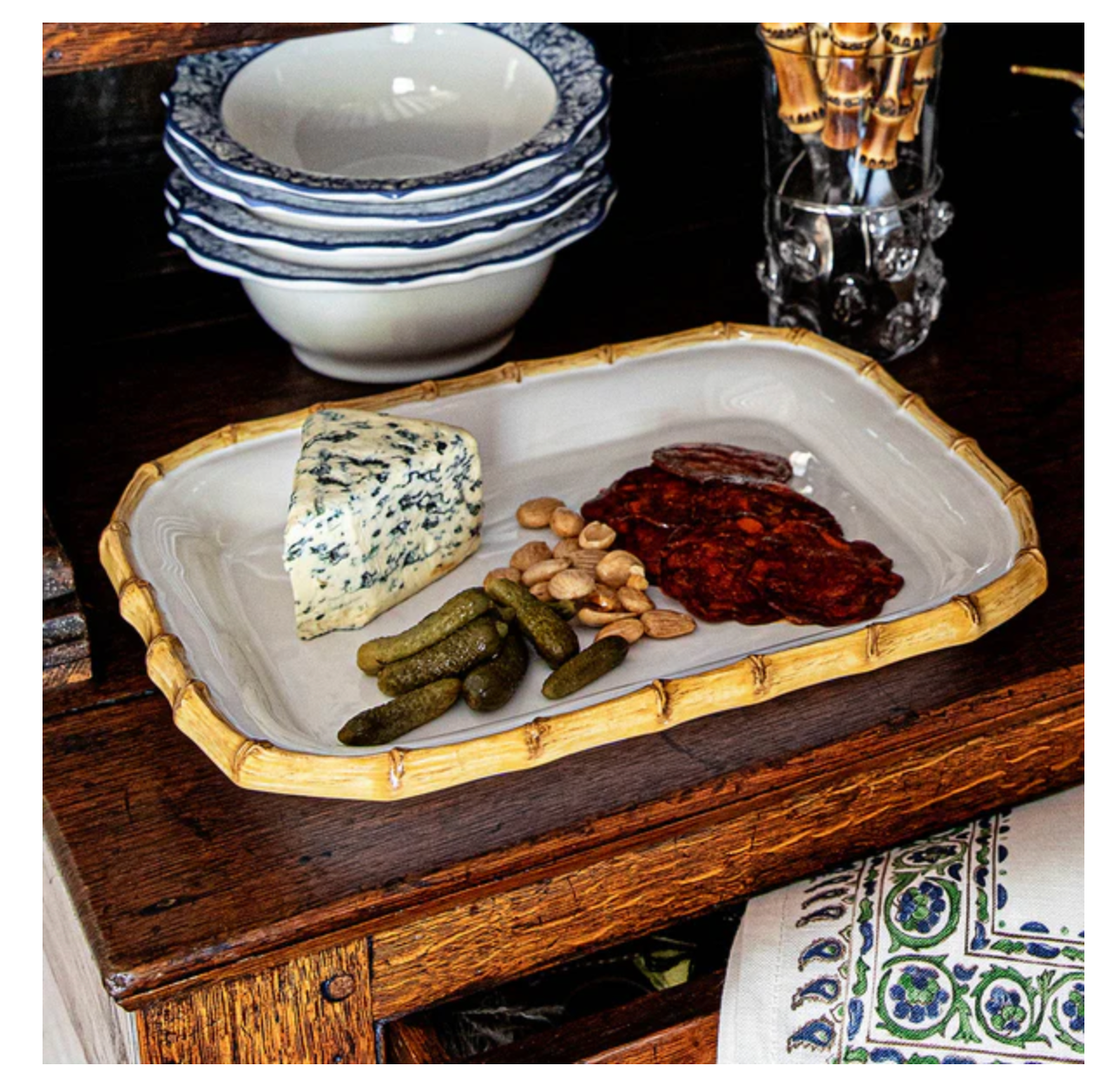Bamboo 12" Rectangle Platter