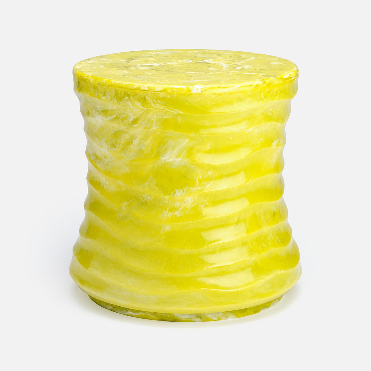 Pearson Side Table - Lemon/White