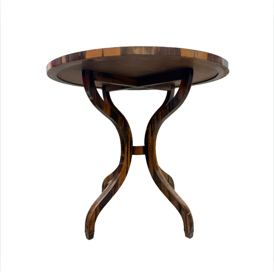 Wooden Round Accent Table