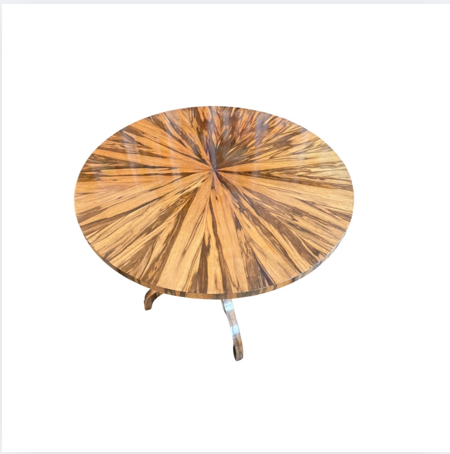 Wooden Round Accent Table
