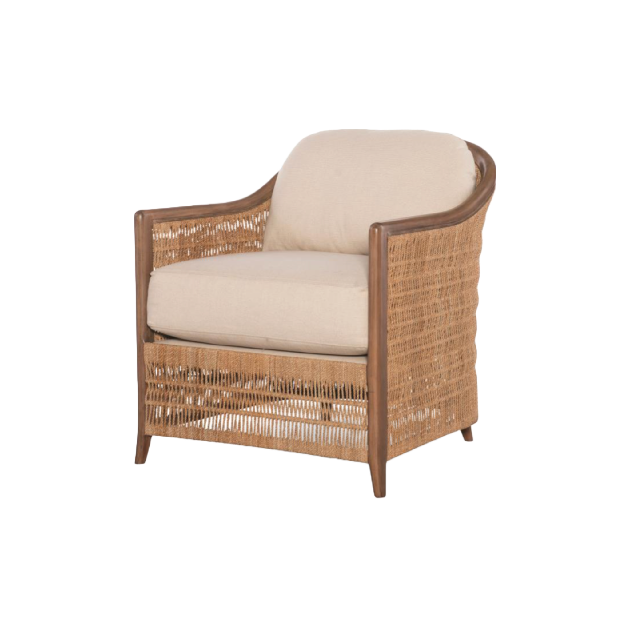 Avalon Lounge Chair - Natural/Flax