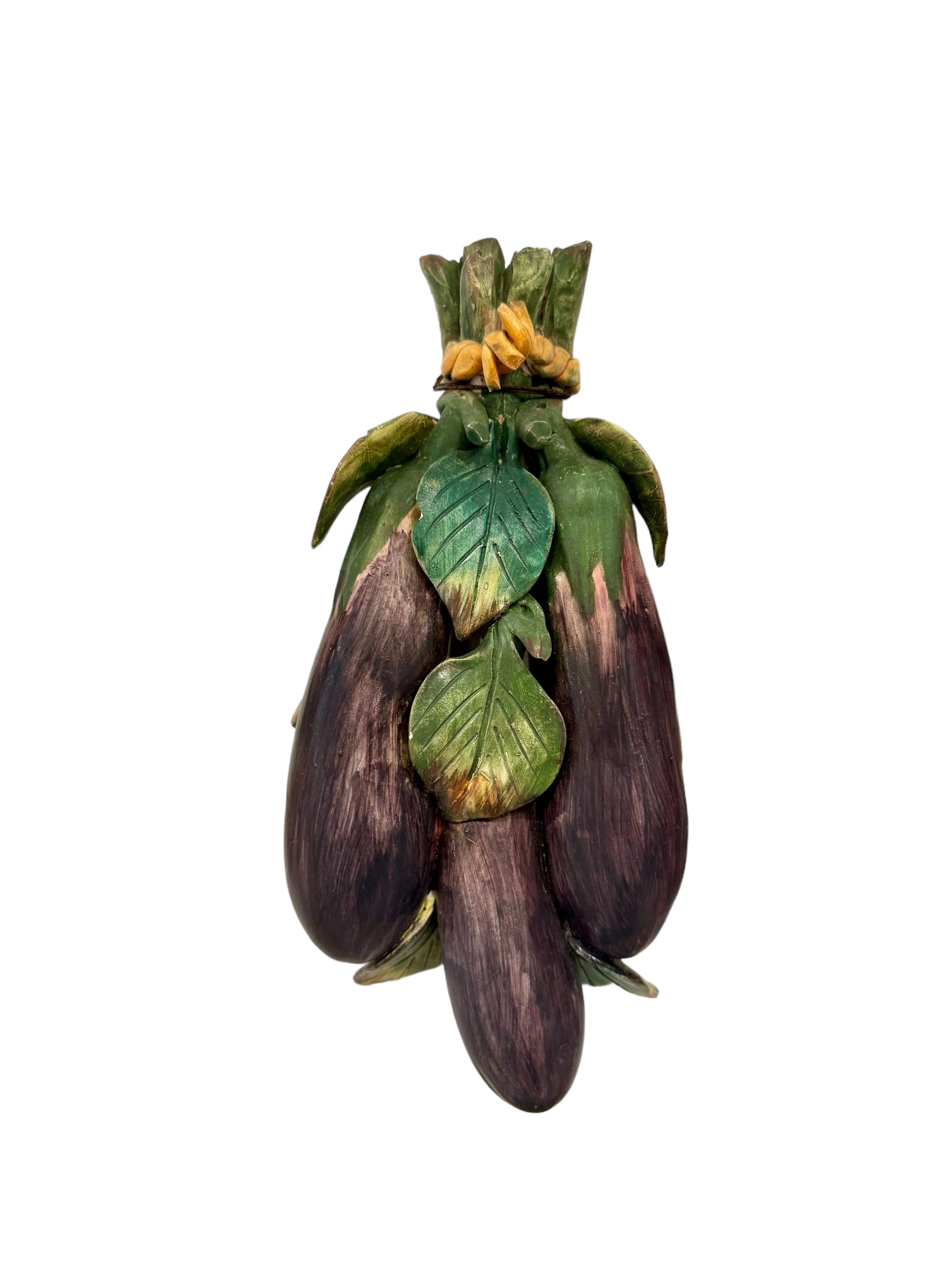 Vintage Majolica Hanging Vegetables