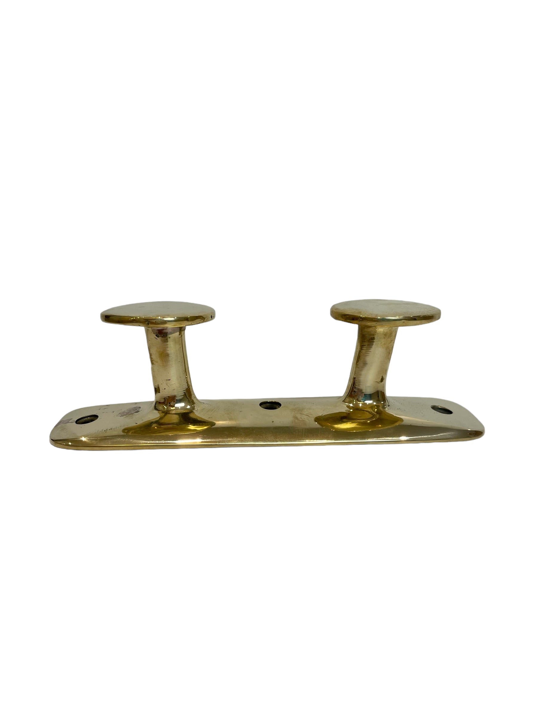 Vintage Brass Cleat Hook