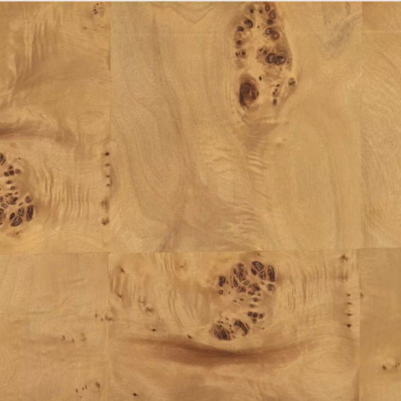 Natural Burlwood End Table