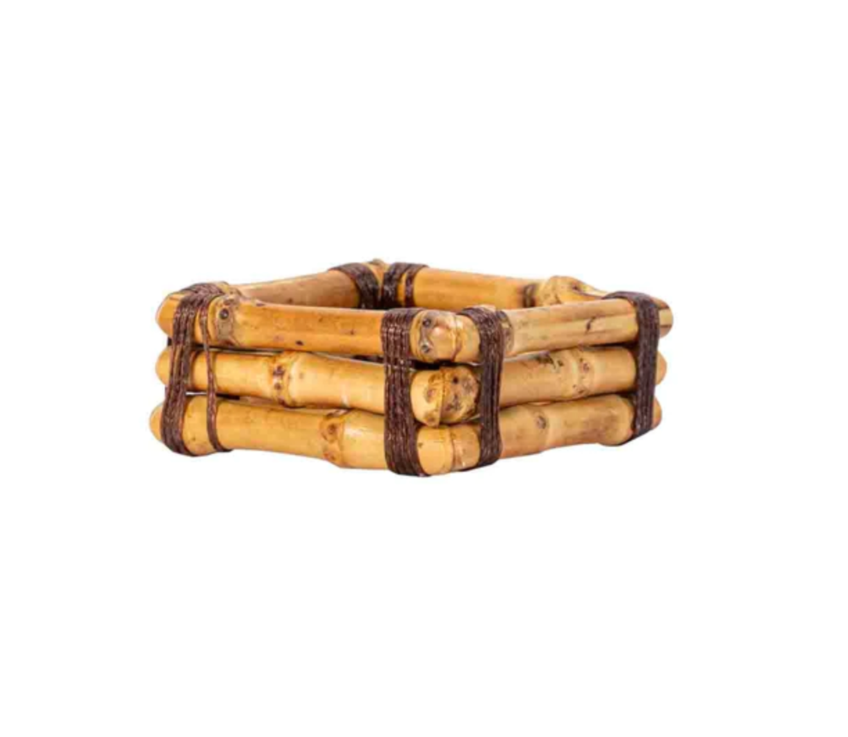 Bamboo Napkin Rings Set of 4
