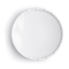 White Bamboo Non-Breakable Salad Plate