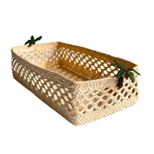 Mini Palms Rectangular Basket