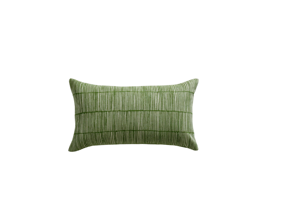 12" X 21" CW Stockwell Cabana Grass Sunbrella® Pillow