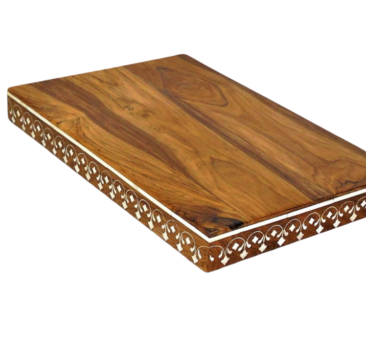 Teakwood Inlay Tray