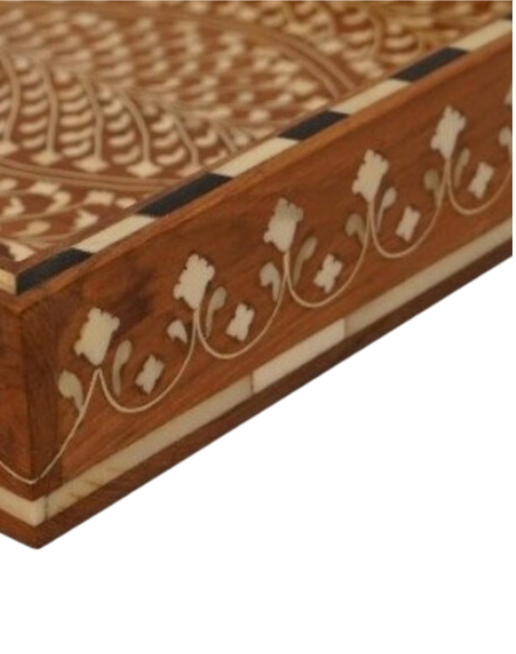 Teakwood Inlay Tray