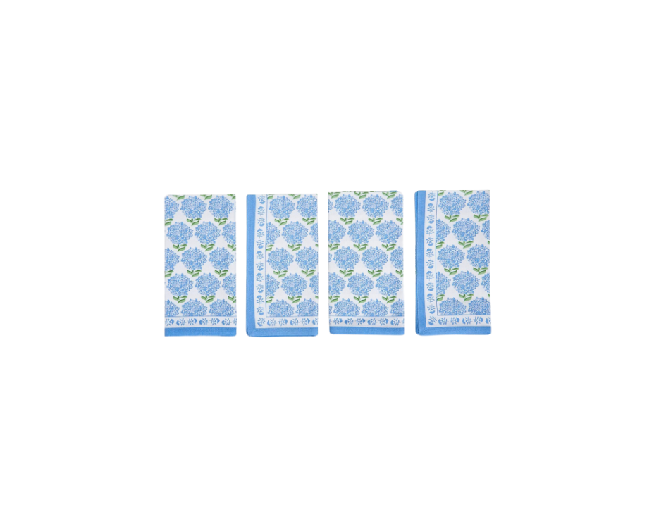 Hydrangea Napkins, Set of 4