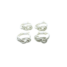 Figure Eight Knot Napkin Rings, Set of 4