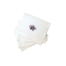 4th of July Cocktail Napkins, Set of Four