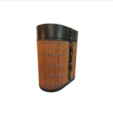 Vintage Reed Bamboo Wine Carrier