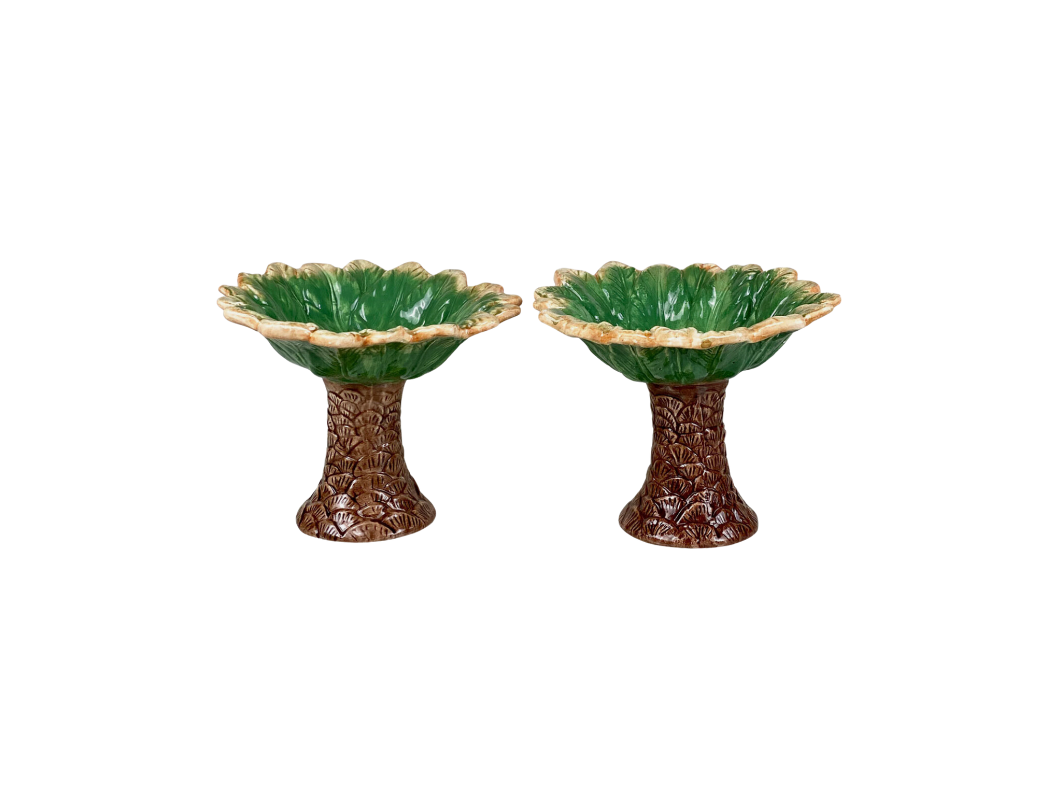 Vintage Porcelain Palm Tree