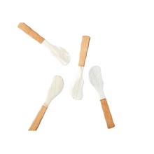Seashell and Bamboo Spreaders, Set of 4