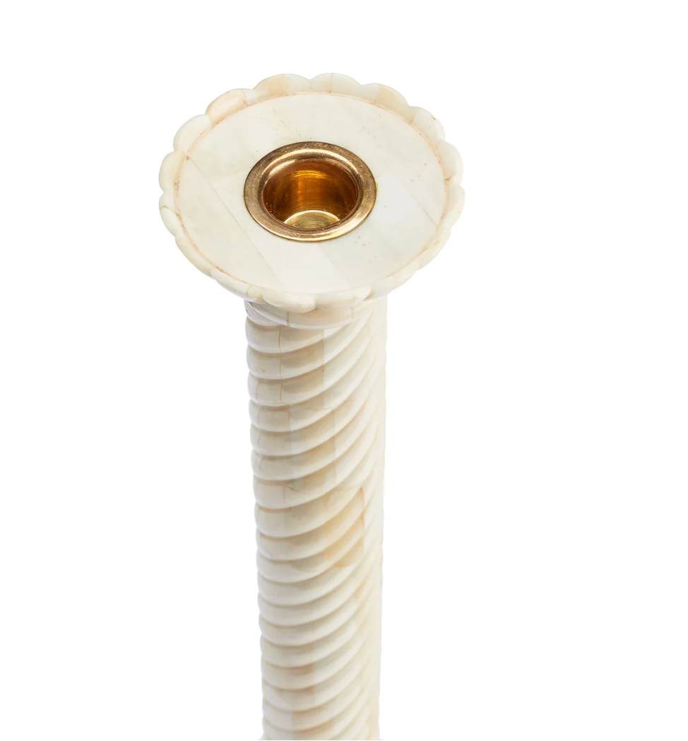 Twisted Inlay Candlestick