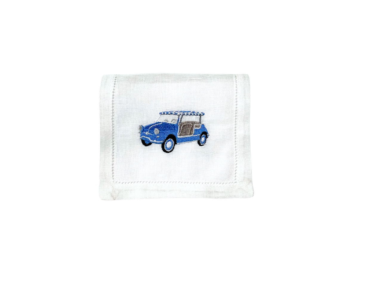 Blue Jolly Cocktail Napkins, Set of 4
