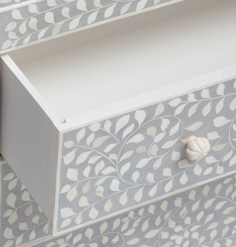 Gray Inlay & Resin Dresser