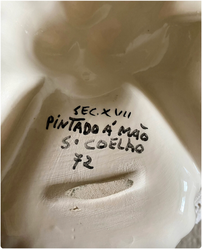 Vintage Portuguese Oyster Plate