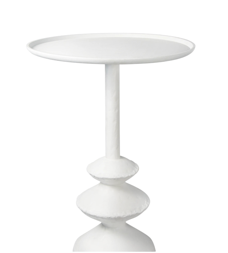 A Pair, Plaster Sculpture End Tables