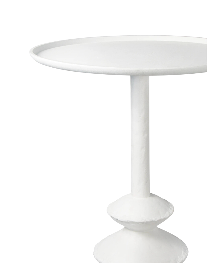 A Pair, Plaster Sculpture End Tables