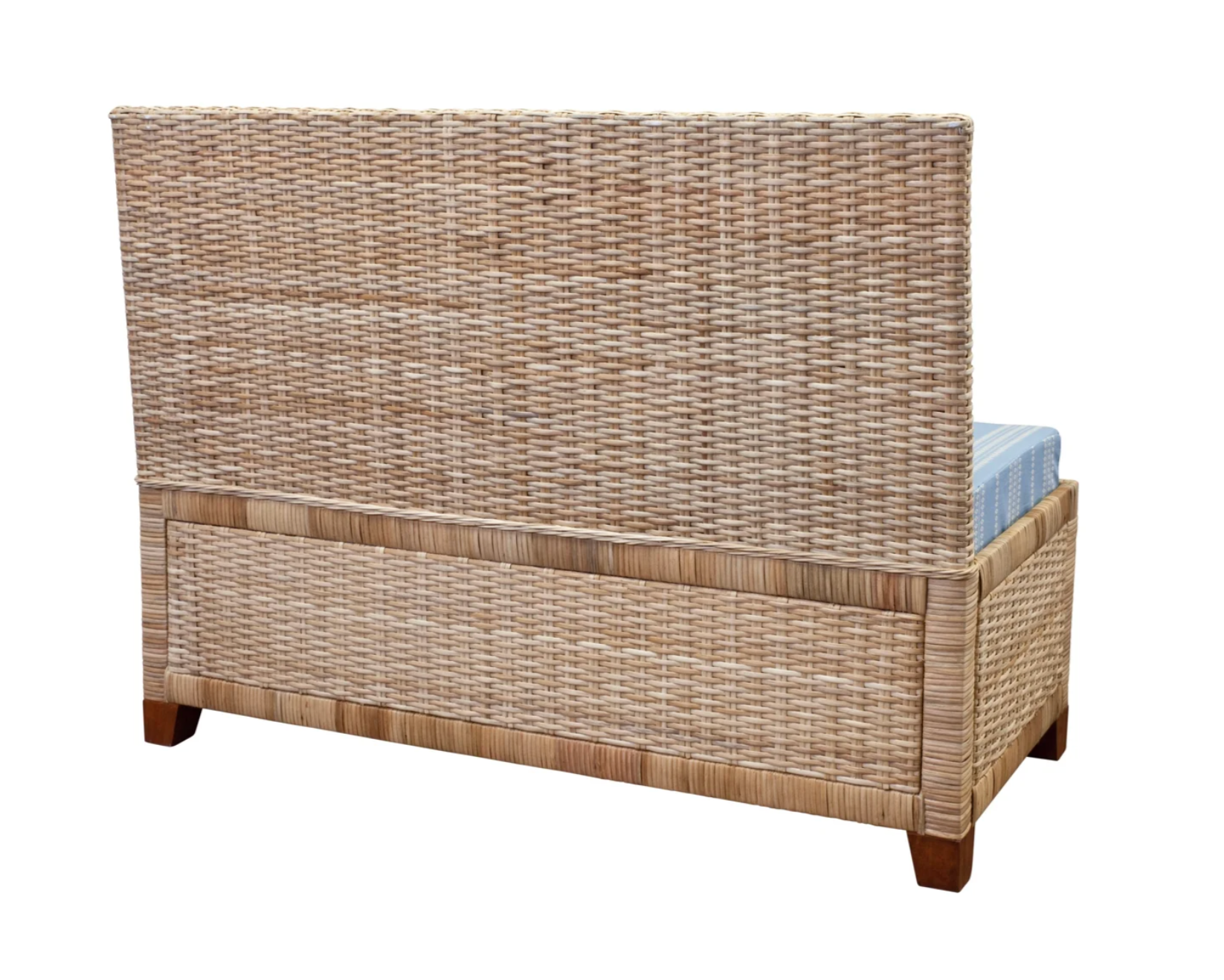 Wicker Dining Banquette