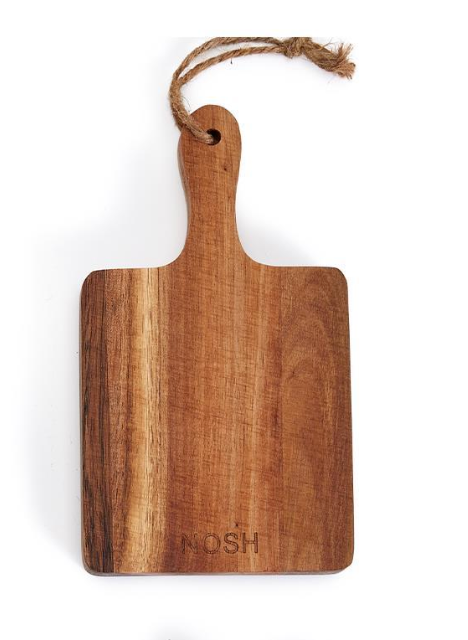 Acacia Wood Individual Charcuterie Boards, Set of 4