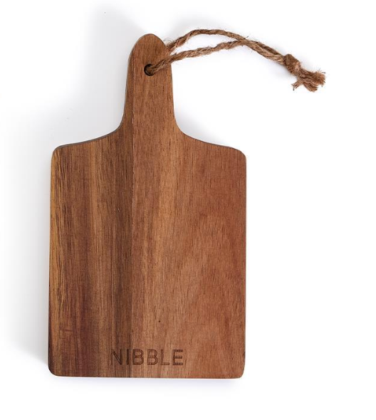 Acacia Wood Individual Charcuterie Boards, Set of 4