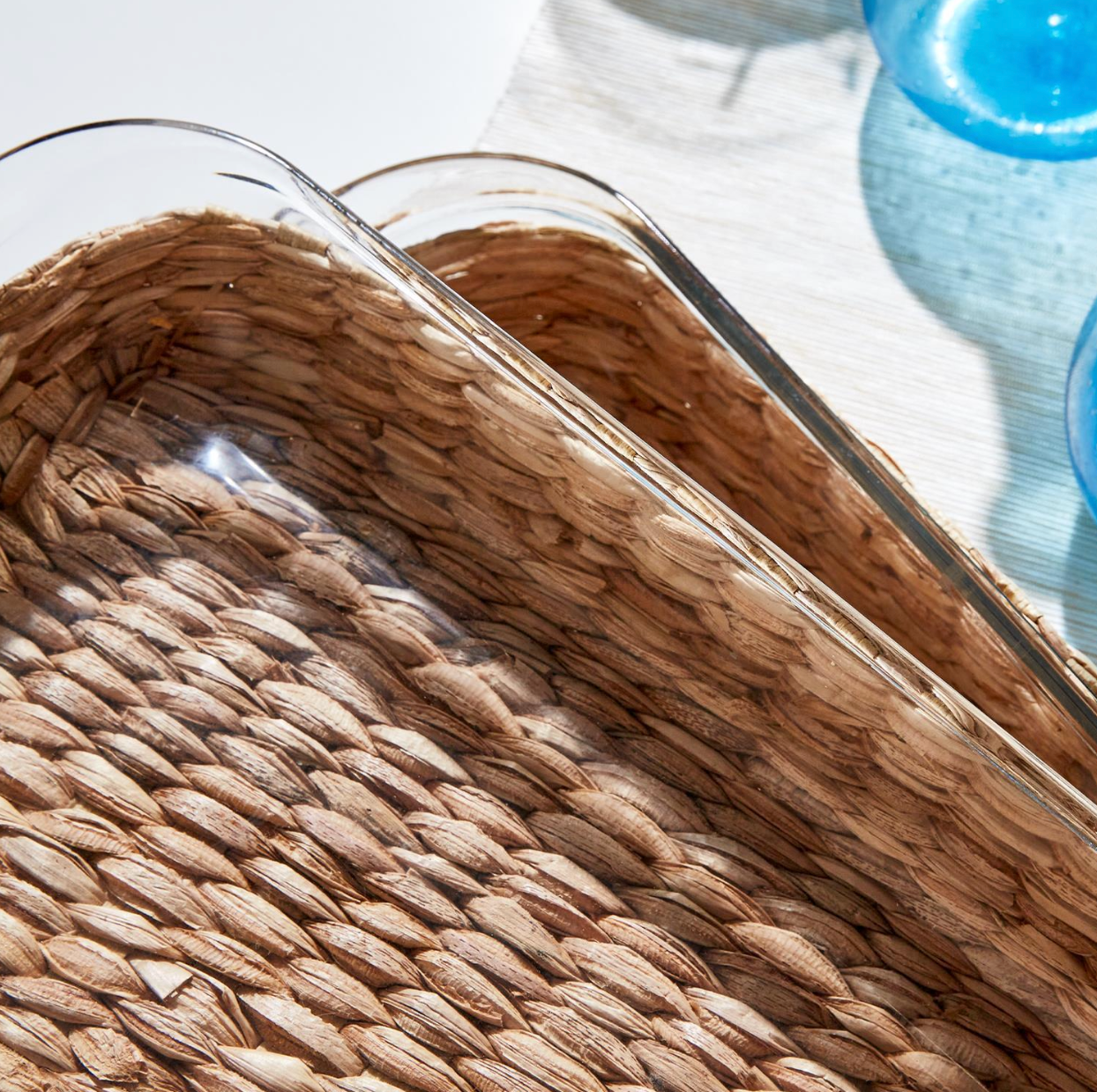 Set of 2, Borosilicate Glass Baking Dish
