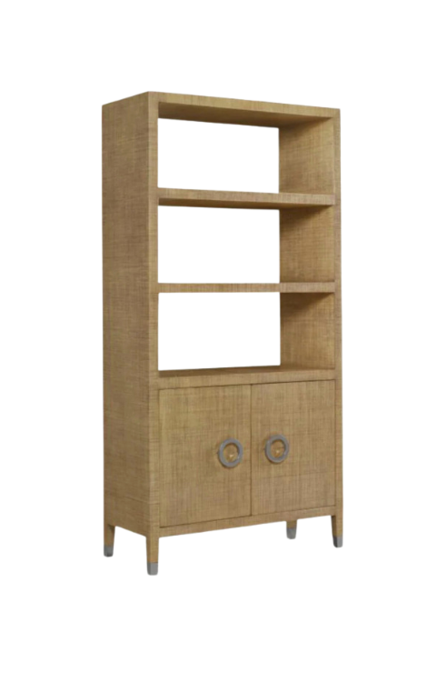 Raffia Bookcase