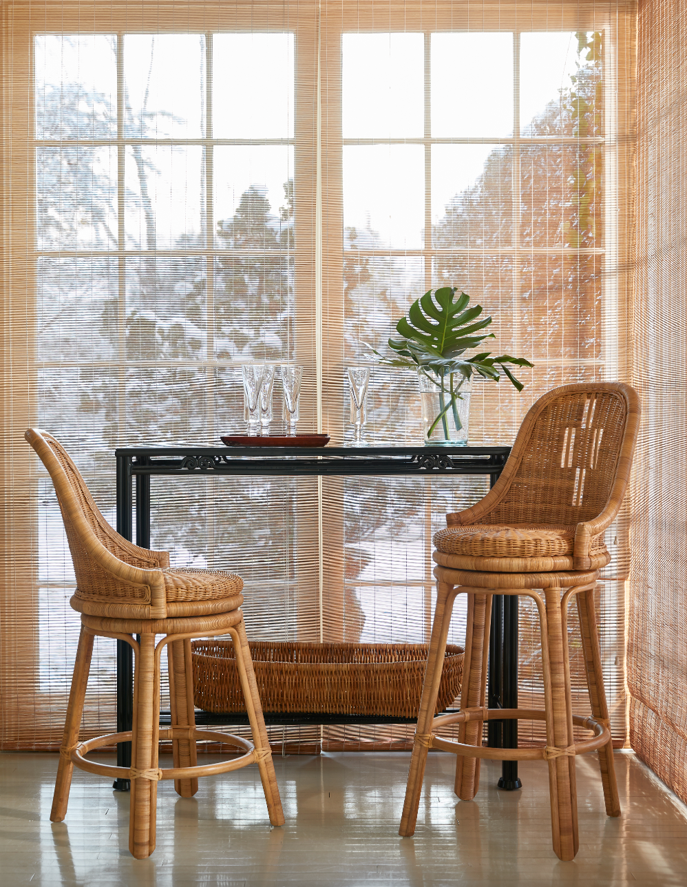 Antibes Swivel Bar Stool