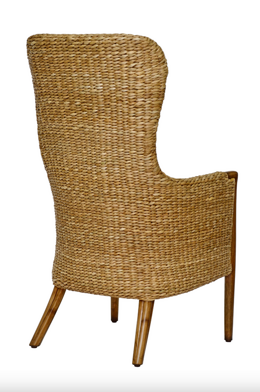Seagrass Dining Chair-Flax