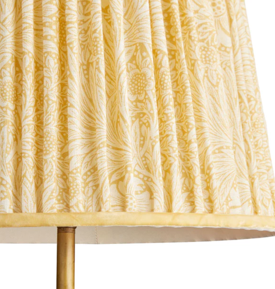 5.5" Tapered Shade in Cowslip Marigold Linen for Rechargeable Lights