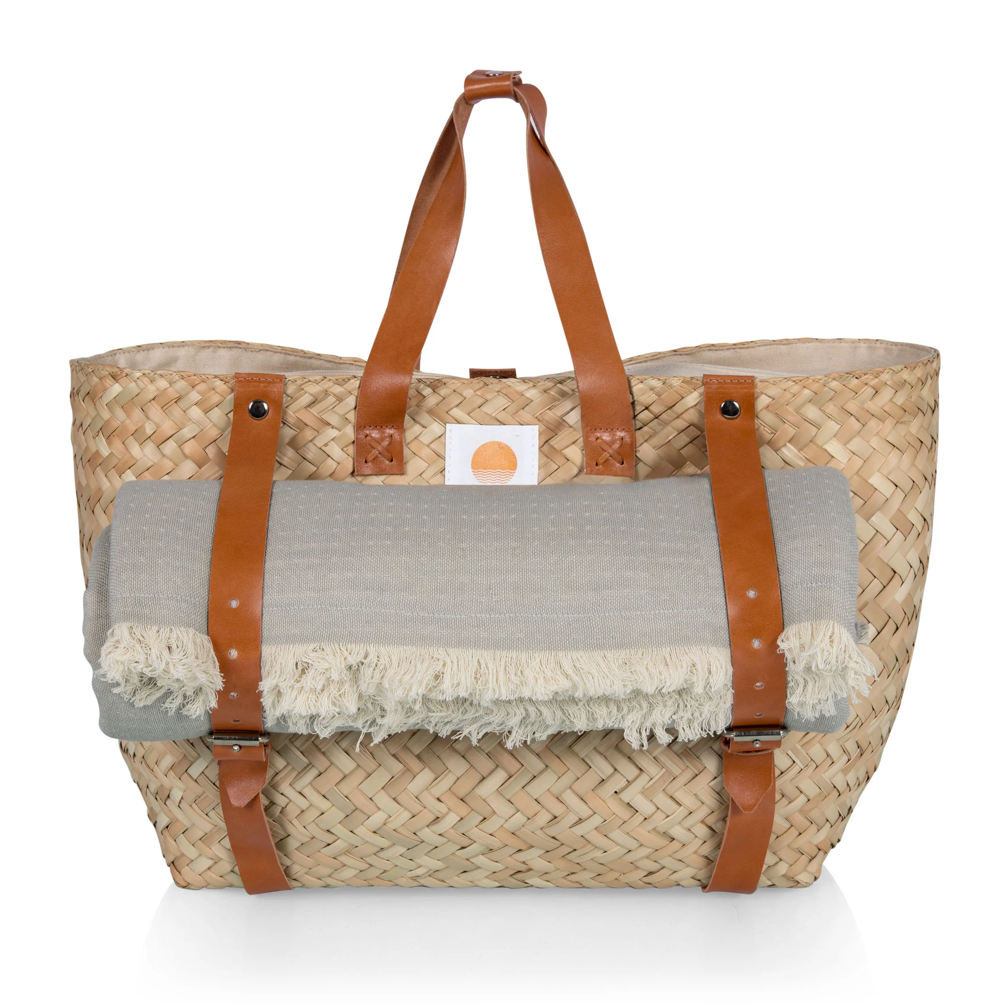 Hermosa Woven Beach Cooler Bag