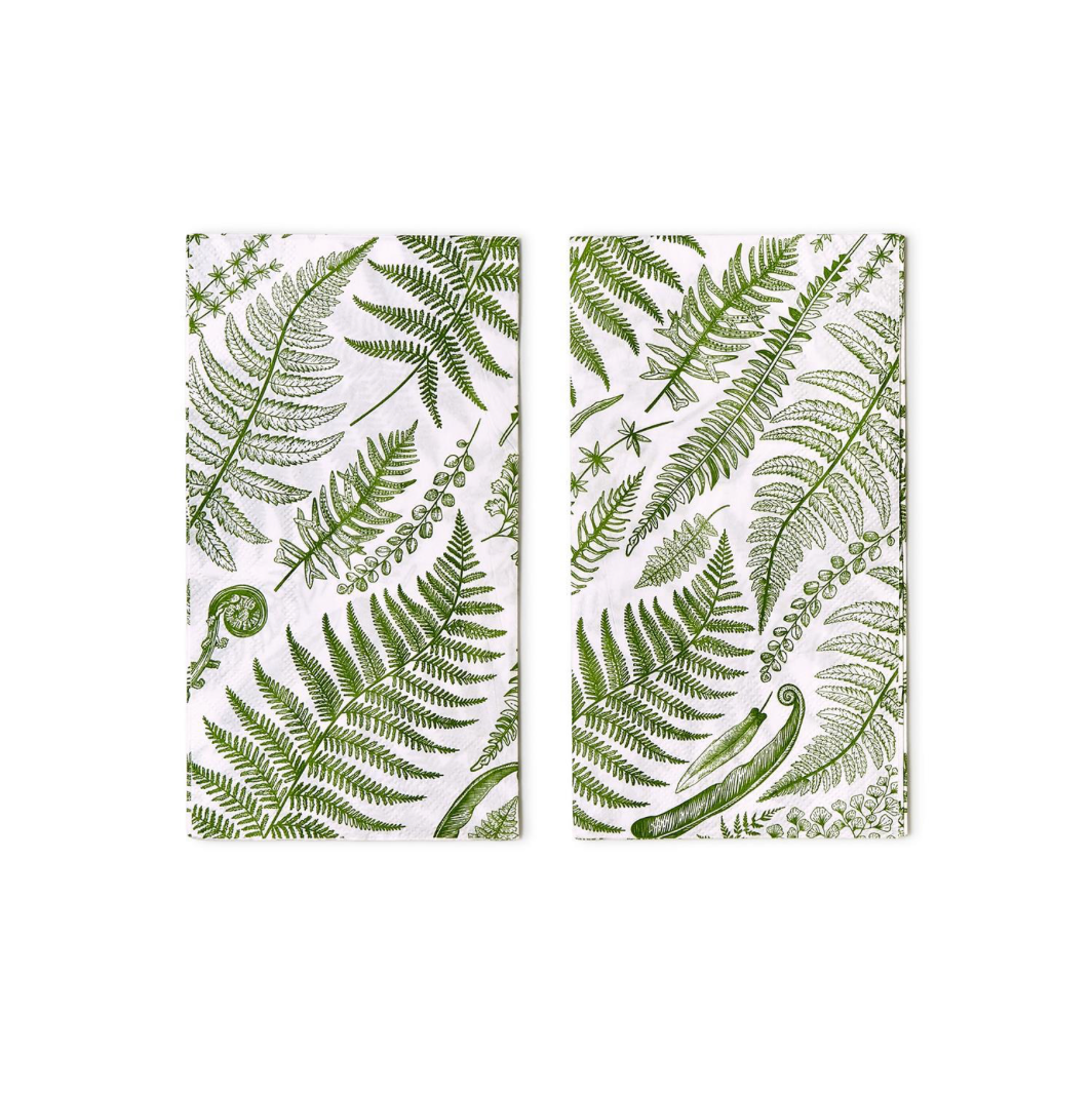Fern Print Paper Dinner Napkin or Guest Towel Set of 20 (Paper)