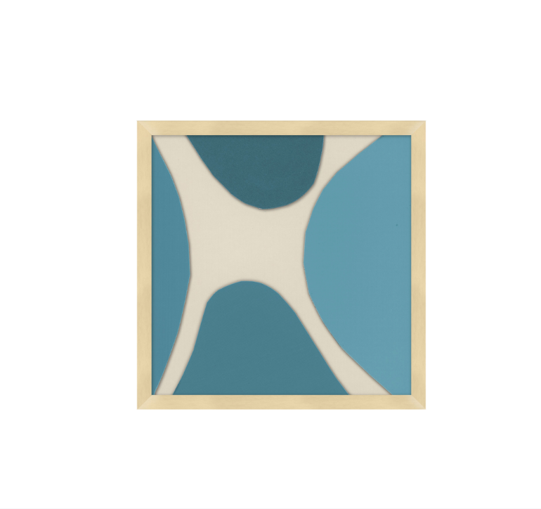 Blue Collaged Connections