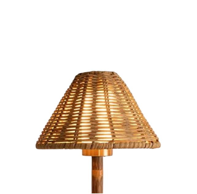 Faux Bamboo Portable Lamp