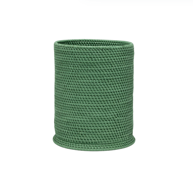 Circle Rattan Waste Basket