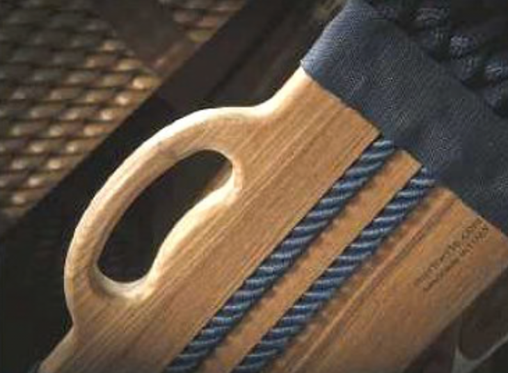 Cross Hatch & Nautical Rope Basket