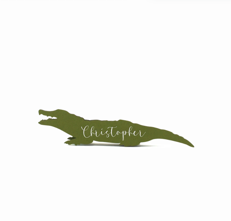 Alligator Place Card Holders, Set of 6